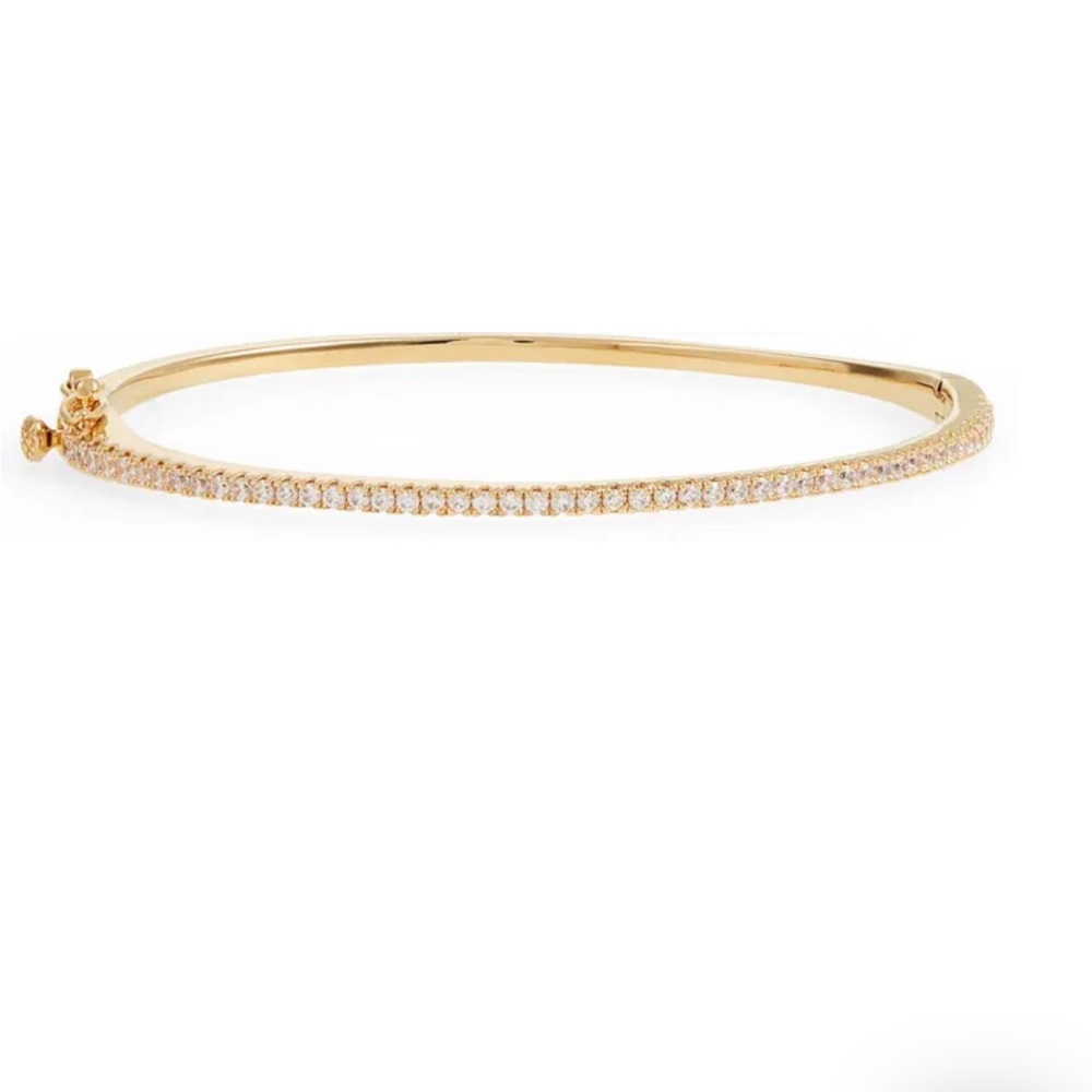 Nordstrom Delicate Cubic Zirconia Hinged Bangle Bracelet